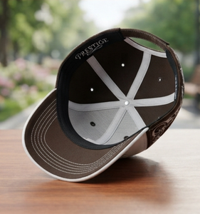หมวกเบสบอลปักลาย 6 แผง สไตล์วินเทจ ทำสีซีดแบบดิสเทรส  แบบยูนิเซ็กส์ ทรงพอดีศีรษะ หรูหรา ผ้าฝ้ายลำลอง เหมาะสำหรับกอล์ฟและกีฬา - Product Image 2
