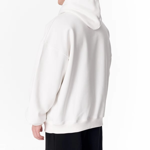Sweat-shirts à capuche surdimensionnés pour hommes, en coton mélangé de qualité supérieure, avec logo personnalisé, épaules tombantes, en tissu éponge français - Product Image 5