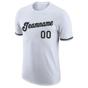 Custom <b>Baseball</b> Jersey Men's White Crew Neck Short Sleeve Team Name Number Print Breathable Regular Fit All Seasons Apparel - Product Image 1