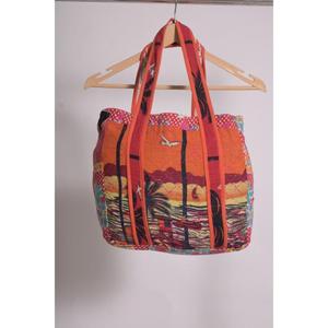 Bolsa de Mano de Algodón Kantha, Bolsa India Hecha a Mano, Bolsa de Compras Boho, Bolsa de Hombro Reutilizable, Regalo para Mujer - Product Image 1