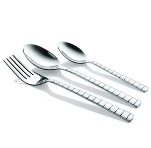 Ensemble de couverts en acier inoxydable de luxe, couverts décoratifs pour mariage et banquet - Product Image 1