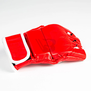 Guantes de Grappling MMA Personalizados de Primera Calidad, Transpirables, con Cierre de Gancho y Bucle, Hechos de Cuero Vacuno Pakistaní, para Artes Marciales - Product Image 2