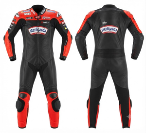 Traje de Carreras Personalizado para Hombre en Cuero Vacuno/Canguro, Mono de Una Pieza con Armadura de Nivel 2 CE, Hecho a Medida, Protección OEM - Product Image 1