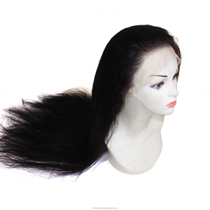Descubra la belleza atemporal con las pelucas de cabello humano negro, que ofrecen una longitud elegante, un color intenso y una comodidad de uso excepcional. - Product Image 4