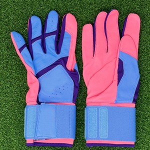 Professional Baseball Safety Batting <b>Gloves</b> Unisex Waterproof Hook Loop Closure Polyester/Cotton All Seasons Custom Colors - Product Image 1