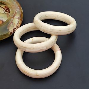 กำไลข้อมือรูปไข่ทำมือจากกระดูกออร์แกนิกที่เป็นมิตรกับสิ่งแวดล้อม สไตล์โบฮีเมียน วินเทจ สำหรับผู้หญิง ใช้ได้ทุกวัน - Product Image 4