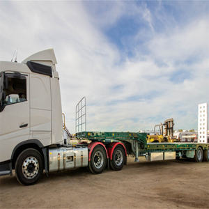 CHANGCHI Multi Axes Haute Capacité Step Deck <span class=keywords><strong>Remorque</strong></span> Durable <span class=keywords><strong>Rigide</strong></span> Cadre Lowbed Semi <span class=keywords><strong>Remorque</strong></span> 45Ft Drop Deck <span class=keywords><strong>Remorque</strong></span> Avec Rampes - Product Image 3