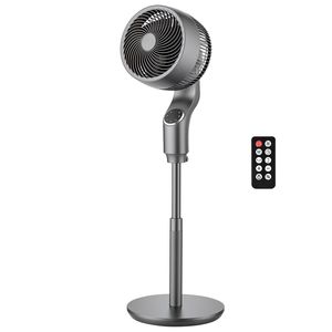 Ventilador de Pedestal Inteligente de 9 Pulgadas con Oscilación de 80 Grados, Motor DC Silencioso, Control Remoto, 9 Velocidades y 4 Modos Inteligentes - Product Image 1