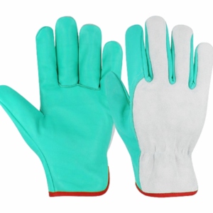 Most Popular Safety Industrial Cowhide Grain & Split Leather Driving <b>Gloves</b> Customizable Logo Construction Worker Personal - Product Image 4