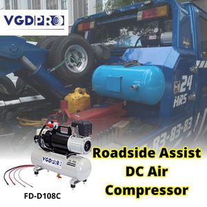 ถังอัดอากาศ12V แบบพกพา8L ประสิทธิภาพสูงรอบการทำงานระยะยาวคอมเพรสเซอร์อุตสาหกรรมปราศจากน้ำมันปราศจากน้ำมัน - Product Image 4