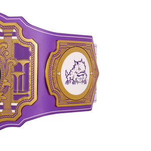 เข็มขัดแชมป์ TCU Fear The Frog แบบปรับแต่งได้ เข็มขัดกีฬาคุณภาพพรีเมียมสำหรับแฟนๆ และนักสะสมของทีม TCU - Product Image 3