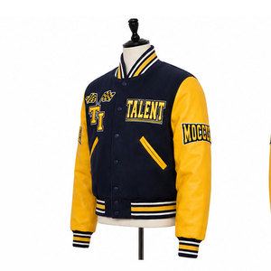 Fabricant de vestes universitaires personnalisées haut de gamme, vente en gros de vestes Letterman, broderie de logo personnalisée, patchs, vêtements OEM ODM - Product Image 3