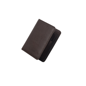 Portefeuille en cuir véritable de qualité supérieure, pliage court, porte-cartes, style minimaliste, doublure en daim, plusieurs emplacements pour cartes, exporté du Bangladesh - Product Image 5