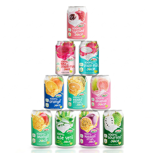 Jugo de Fruta Tropical 100% Puro, Marca Privada OEM, Lata de 330 ml, Sin Azúcar Añadido, Directo del Fabricante de Bebidas en Vietnam - Product Image 1