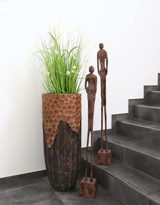 Escultura Moderna Abstracta de Aluminio de 57 cm de Altura, Hecha a Mano, Ecológica, Decoración Artística para Mesa de Sala de Estar, Jaffs Exports - Product Image 6