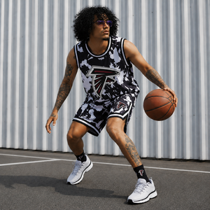 Maillot de basket-ball personnalisé de haute qualité pour hommes, en mesh, avec logos d'équipe, séchage rapide, polyester, sublimation, très demandé, col en V, sans manches - Product Image 6