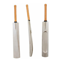 Bate de Cricket Ligero de Madera Ambidiestro para Jóvenes, Cosido a Mano, Personalizable, Set de Equipamiento para Partidos, Academias, Universidades y Equipos Universitarios