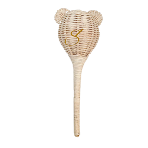 Sonajero de ratán con forma de oso, juguete para la dentición del bebé, otros juguetes para la guardería infantil, para niños - Product Image 1