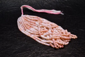 Cuentas facetadas de ópalo rosa multicolor - Para la fabricación de joyas - Product Image 3