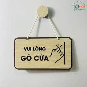 Rustic Wood Hanging Sign Custom <b>Engraved</b> Wall Decor Farmhouse Style Gift for Home Office Door <b>Plaque</b> - Product Image 5