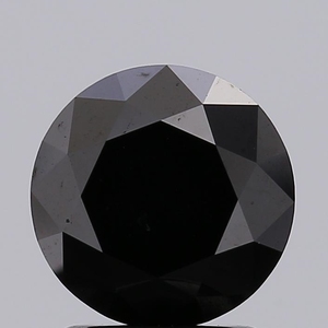 Diamante Cultivado en Laboratorio de Corte Redondo de 1.57 Quilates, Color Negro Fantasía, Claridad FL, Certificado IGI, Diamante Suelto CVD al por Mayor para la Fabricación de Joyas - Product Image 1