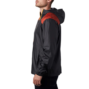 Branded Activewear Supplier Low MOQ Windproof Activewear <b>Jackets</b> Outerwear Solid Color <b>Zip</b> <b>Up</b> <b>Jacket</b> Men's Hooded Windbreaker - Product Image 5