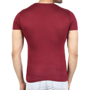 T-shirt col rond en coton 250 GSM pour homme, couleur unie, style streetwear basique, coupe ample, manches courtes, fournisseur OEM ODM marque privée - Product Image 4