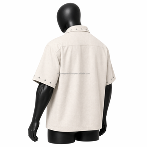 เสื้อยืดโอเวอร์ไซส์ คอตตอน 100% แบรนด์ Nardon Apparel รับผลิตแบบ OEM พร้อมสกรีนโลโก้และลายกราฟิก  คอกลม  ผ้าริบ  ทรงโอเวอร์ไซส์ สไตล์สตรีทแวร์ - Product Image 4