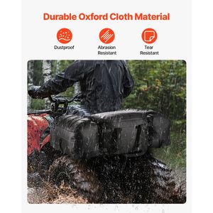 ATV Rear Storage Bag 74L Insulated Cargo Cooler Bag 600D Oxford <b>Cloth</b> Fits Most Rear <b>Rack</b> Seat Storage for Most ATV Models - Product Image 4