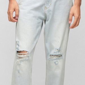 Vente en gros OEM – Nouveaux jeans décontractés pour hommes, coupe classique, respirants, légers, multi-poches, confortables, en polyester/coton - Product Image 2