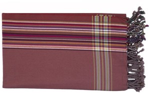 Serviette Kikoy en coton tissé de couleur unie à séchage rapide Rudra Apparel, modèle 011, pour usage domestique - Product Image 5