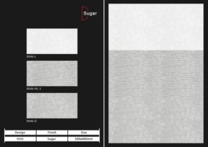 Azulejos de cerámica para pared de 300x600 mm, diseño moderno, para baño y cocina, acabado brillante, mate, con efecto de azúcar tallado, diseño de pared interior de lujo. - Product Image 4