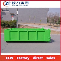 Chine 20 Yard 15 Yard Roll off Bin Remorque Crochet Ascenseur Benne À Benne À ordures Roll off Container Dumpster Crochet Bin