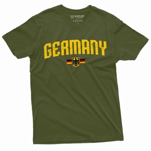 Nouveau design T-shirt oversize unisexe à manches courtes pour homme, col rond, avec impression personnalisée Eritrea et motifs allemands, uni - Product Image 4