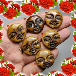 Dernière qualité nacre pleine lune visage pierre précieuse taille 30 mm bracelet fabricant de bijoux pierre précieuse faite à la main - Product Image 4