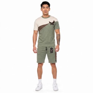 Vêtements de sport respirants pour hommes, ensemble court avec coupe athlétique moderne pour la course à pied, la salle de sport, la pratique du fitness et les activités estivales - Product Image 5