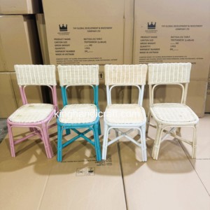 Sillas Infantiles de Ratán Hechas a Mano para Eventos de Alquiler, Bodas, Decoración de Cumpleaños, Muebles Comerciales para Eventos al por Mayor - Product Image 6