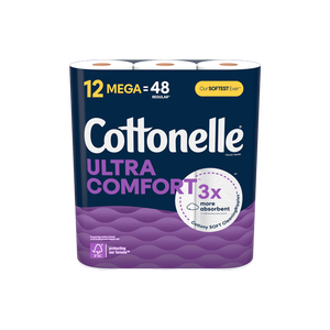 Papier toilette Cottonelle de haute qualité, doux, 3 plis, rouleau de papier hygiénique résistant, approvisionnement en vrac - Product Image 2
