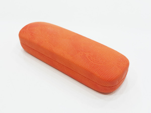 กล่องใส่แว่นตาทรงสี่เหลี่ยมสีส้มกึ่งแข็ง - Product Image 3