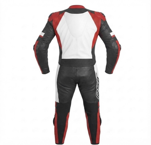 Combinaison de moto en cuir sur mesure de qualité supérieure MotoCP Racing 1 pièce, équipement de conduite avec bosse niveau 2 CE, fabriquée sur mesure - Product Image 2