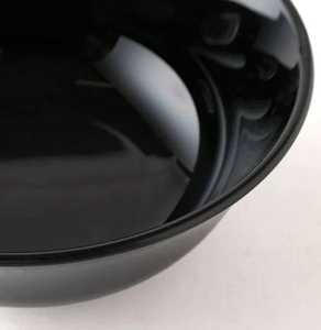 Tazón minimalista de resina negra, apto para lavavajillas, para servir comida en casa. - Product Image 6