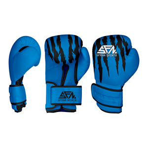 SFANA SPORTS MMA Kick Boxing Sanda pour l'entraînement, gants avec sangle de poignet réglable, matériau PU, unisexe - Product Image 6