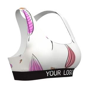 Professional Seamless Ribbed Bra Women's Wireless Padded Workout Bra High Elasticity Fitness Crop <b>Top</b> Europe Trend Apparel 2026 - Product Image 1
