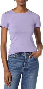 Women's Slim Casual Knitted Cotton T-Shirt Soft Breathable Eco-Friendly Quick Dry Crew <b>Neck</b> Short Sleeve Fashion <b>Top</b> Wholesale - Product Image 3