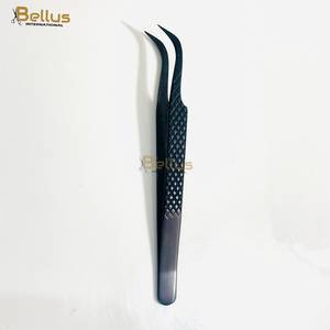 Pinzas para Extensión de Pestañas Bellus International, de Acero Inoxidable Japonés, Punta Suave, Agarre Firme, 0.030.10mm, Pestañas de Volumen - Product Image 3