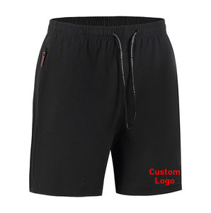 Nouveau short d'été GAF pour homme, design tendance, séchage rapide, respirant, coupe ample, décontracté, jambe droite, sport, en toile, avec cordon de serrage, couleur unie, taille haute - Product Image 6