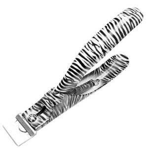 Black Stainless Steel Curved Sharp Durable Nail Clipper Professional Ergonomic Manicure Pedicure Cutter Wide Jaw Opening Finger - Product Image 1