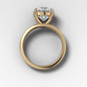 3Ct Diamond Engagement <b>Rings</b> Channel Set Round Accent Oval Cut Lab Grown 10K 14K 18K Solid Gold Modern <b>Chunky</b> Band IGI Certified - Product Image 6
