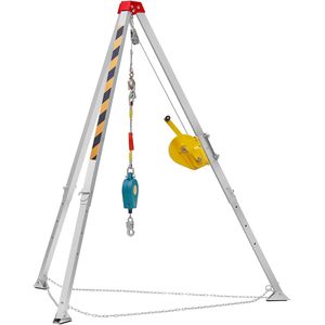 Kit Treppiede di Salvataggio per Spazi Confinati con Gambe da 7FT e Cavo da 98FT, con Verricelli Elettrici per Protezione Anticaduta - Product Image 6