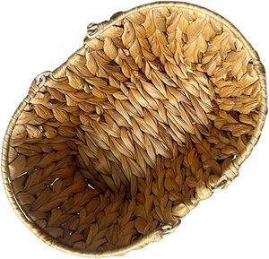 Wholesale Rattan Storage <b>Basket</b> with Handle Woven Organizer for Vegetable <b>Egg</b> Fruit Picnic Home Storage <b>Basket</b> OEM ODM Hot Sale - Product Image 1